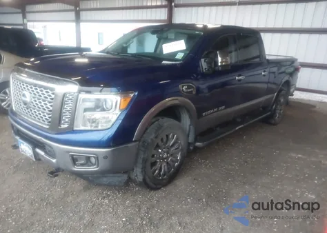 2017 Nissan Titan Xd Platinum Reserve Diesel from USA, damaged, VIN 1N6BA1F47HN570983